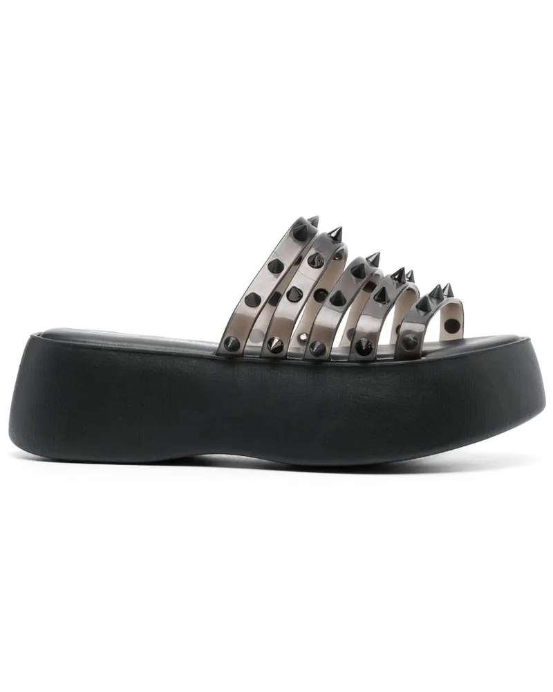 Jean Paul Gaultier x Melissa Punk Love Becky Plateau-Sandalen 60mm - Schwarz Schwarz