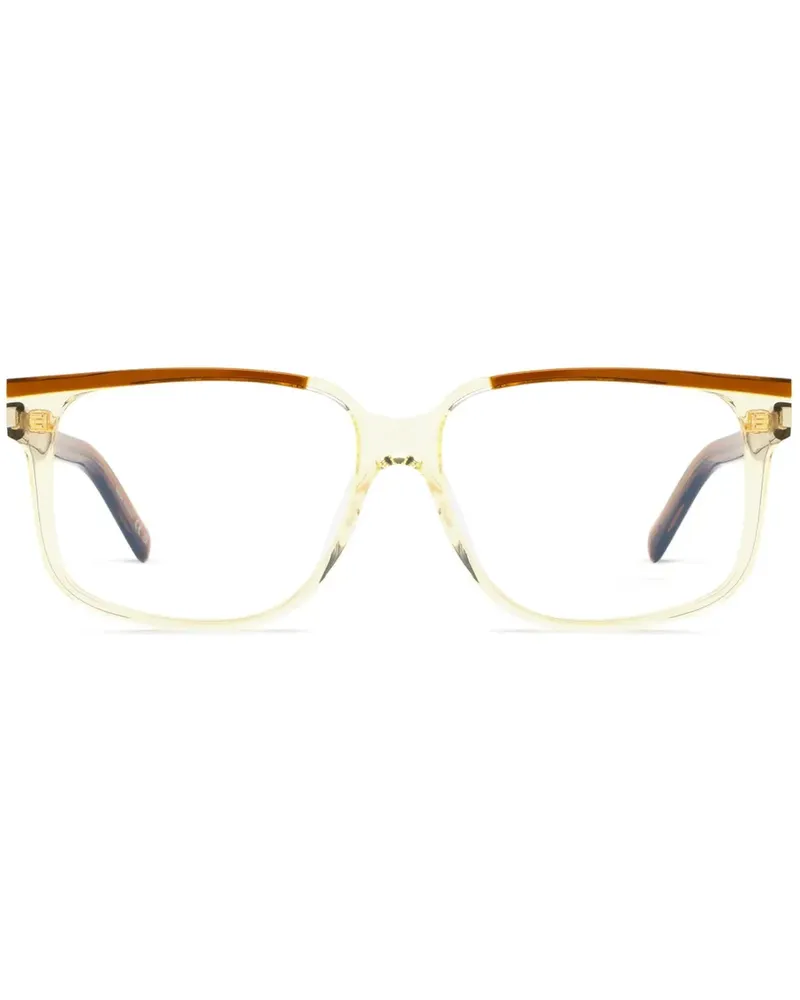 Saint Laurent Brille im Wayfarer-Design - Braun Braun