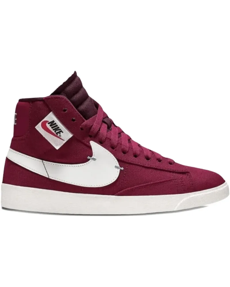 Nike zip-detail high-top trainers - Rot Rot