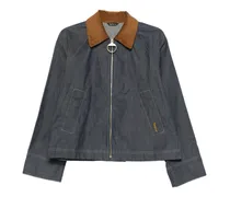 Freckleton Jacke mit Kontrastkragen - Blau