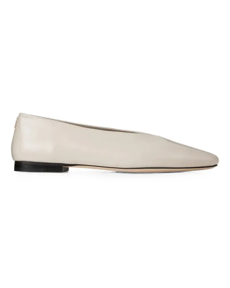 Jimmy Choo Margot leather ballet flats - Nude Nude