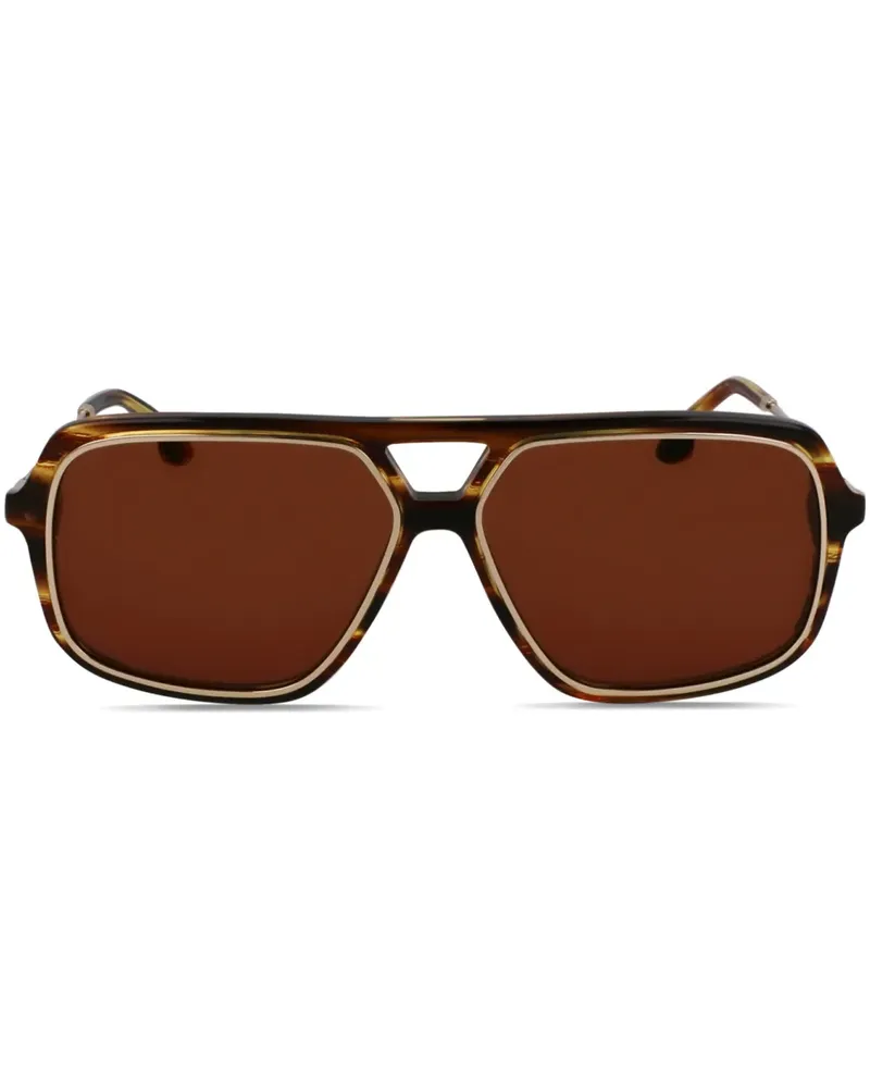 Victoria Beckham Getönte Pilotenbrille - Braun Braun