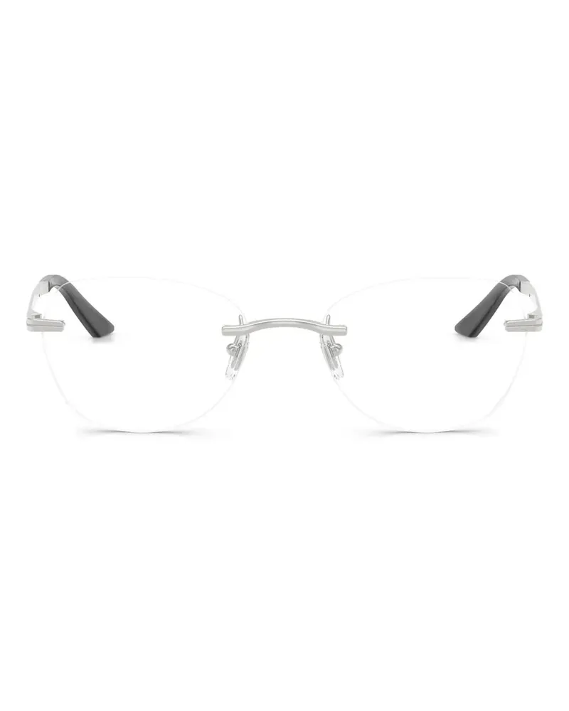 Versace Rahmenlose Brille - Silber Silber