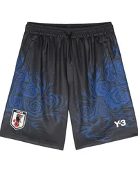 Y-3 JFA Shorts mit Grafik Schwarz