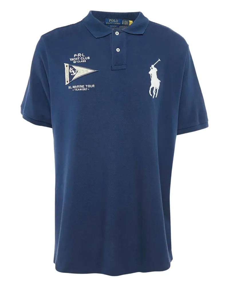 Ralph Lauren Pre-owned Poloshirt mit Polo Pony - Blau Blau
