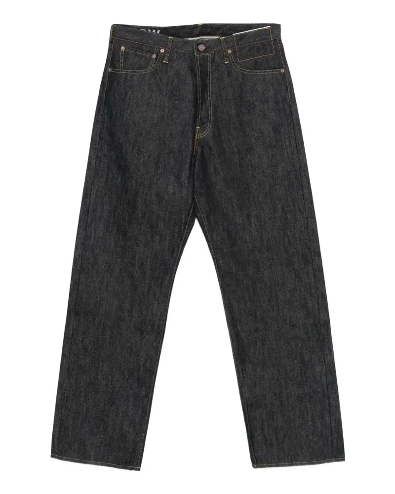 Visvim Jeans mit ungesäumten Kanten - Schwarz Schwarz