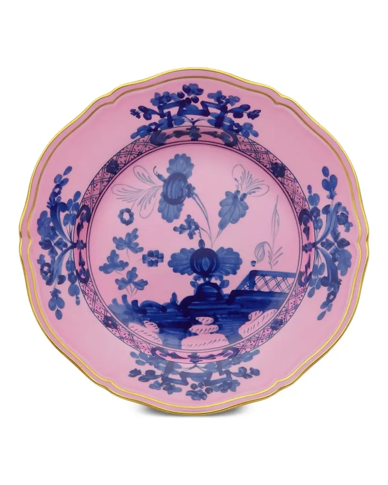 Ginori 1735 Teller mit Blumenprint - Rosa Rosa
