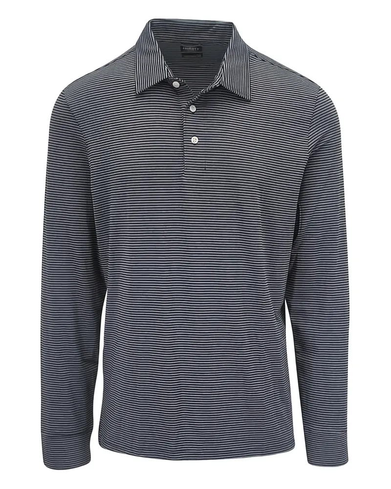 Faherty Movement™ Moonlight striped polo shirt - Blau Blau
