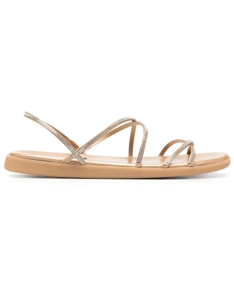 Pedro Garcia Sandalen mit Kristallen - Gold Gold