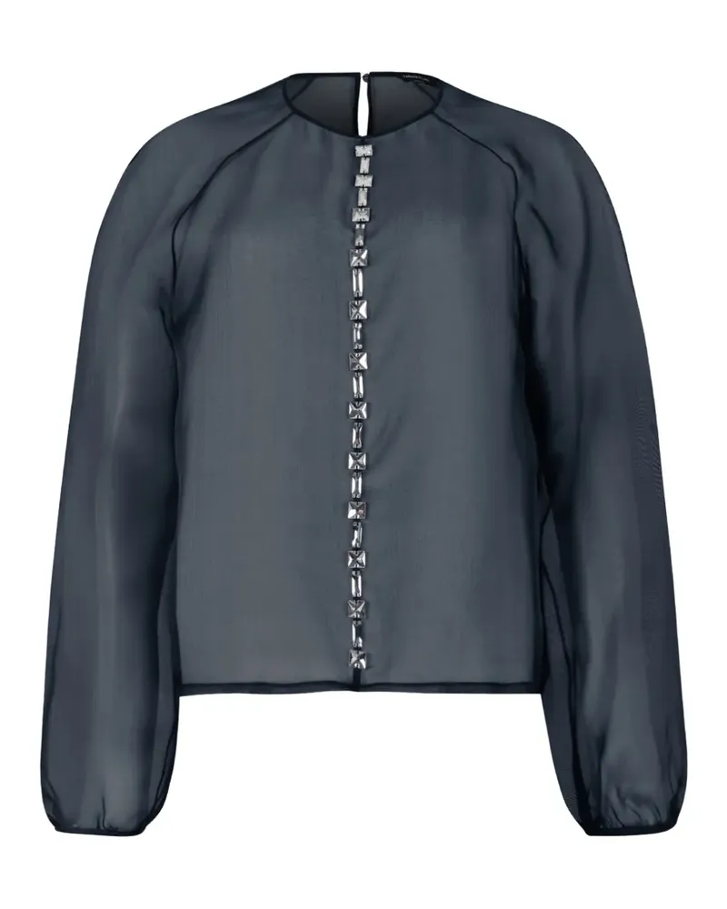 Fabiana Filippi Verzierte Bluse - Schwarz Schwarz