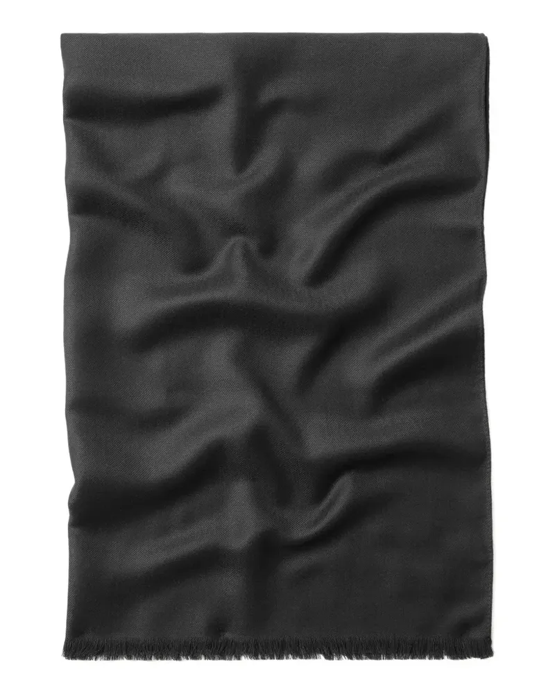 Ermenegildo Zegna Schal aus Wolle und Kaschmir - Grau Grau
