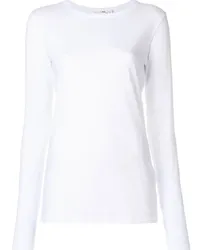 Rag & Bone Schmales Langarmshirt Weiß