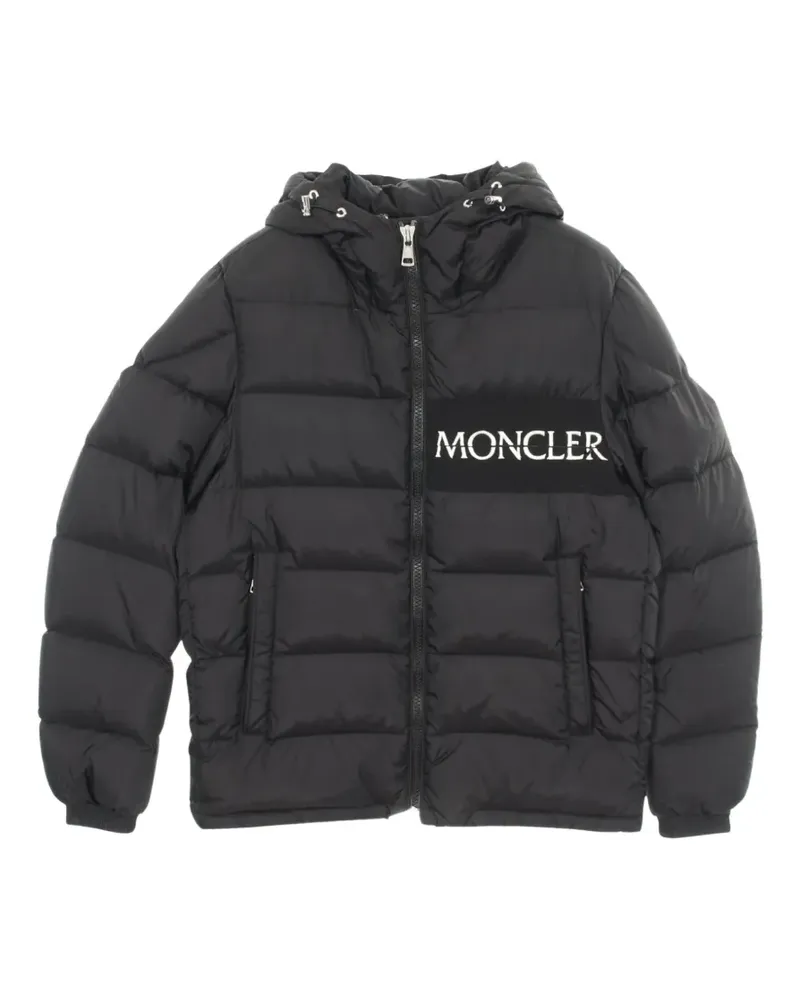 Moncler 2010s Aiton hooded down jacket - Schwarz Schwarz