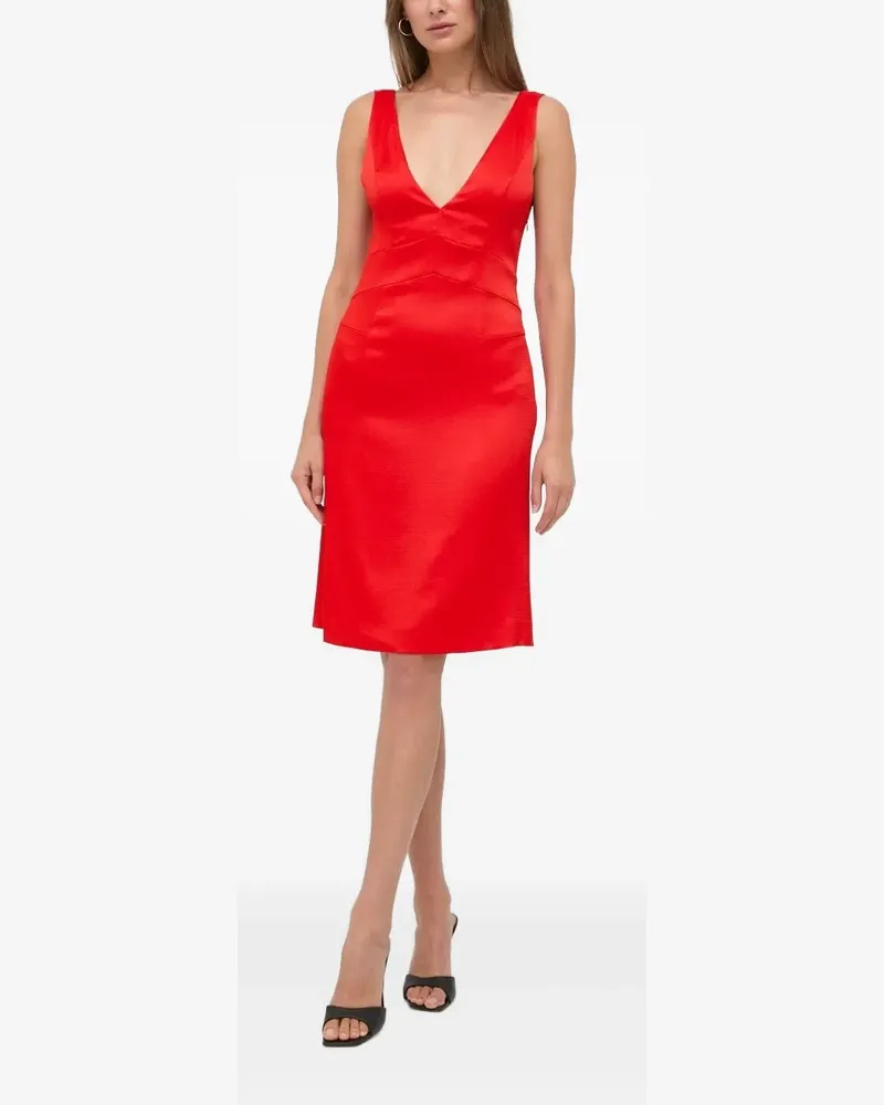IVY & OAK Rückenfreies Midikleid - Rot Rot