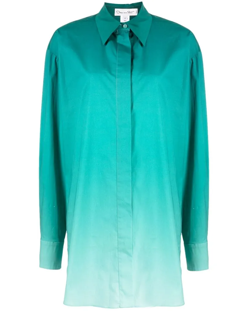 Oscar de la Renta Sweatshirt mit Ombré-Effekt - Grün Grün