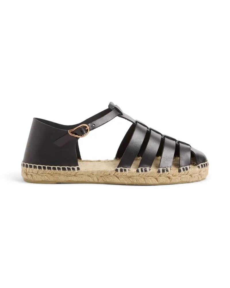 Castañer Chios leather espadrilles - Schwarz Schwarz