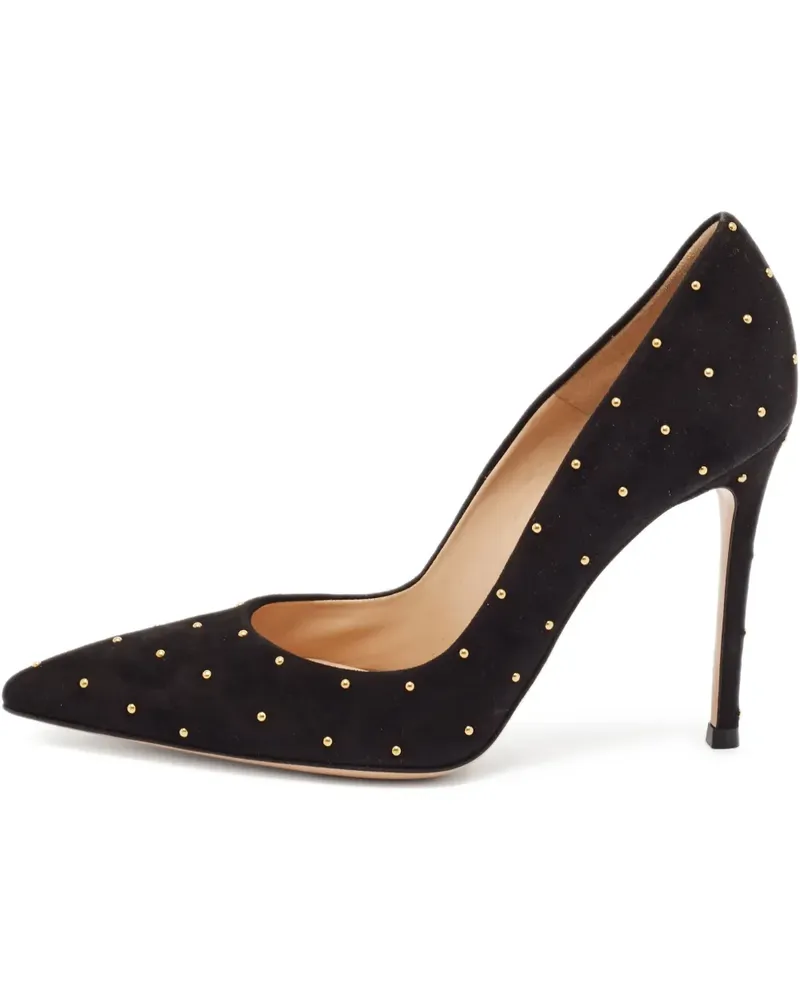 Gianvito Rossi Pre-owned Tyler Pumps mit spitzer Kappe 105mm - Schwarz Schwarz