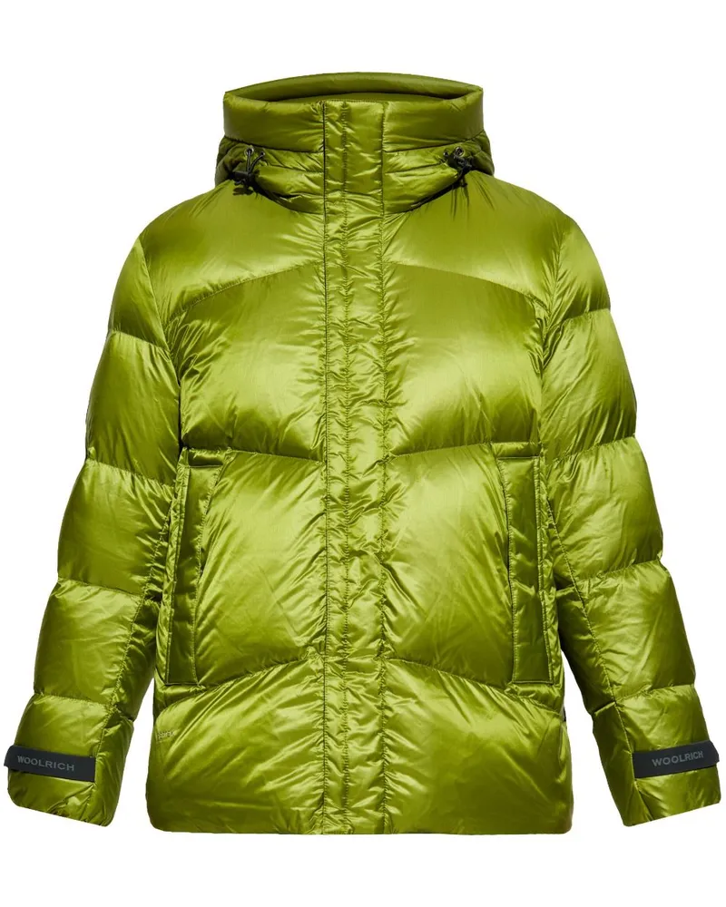 Woolrich Gefütterte Kapuzenjacke - Grün Grün