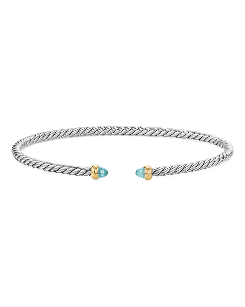 David Yurman micro Cable Flex® bracelet - Silber Silber