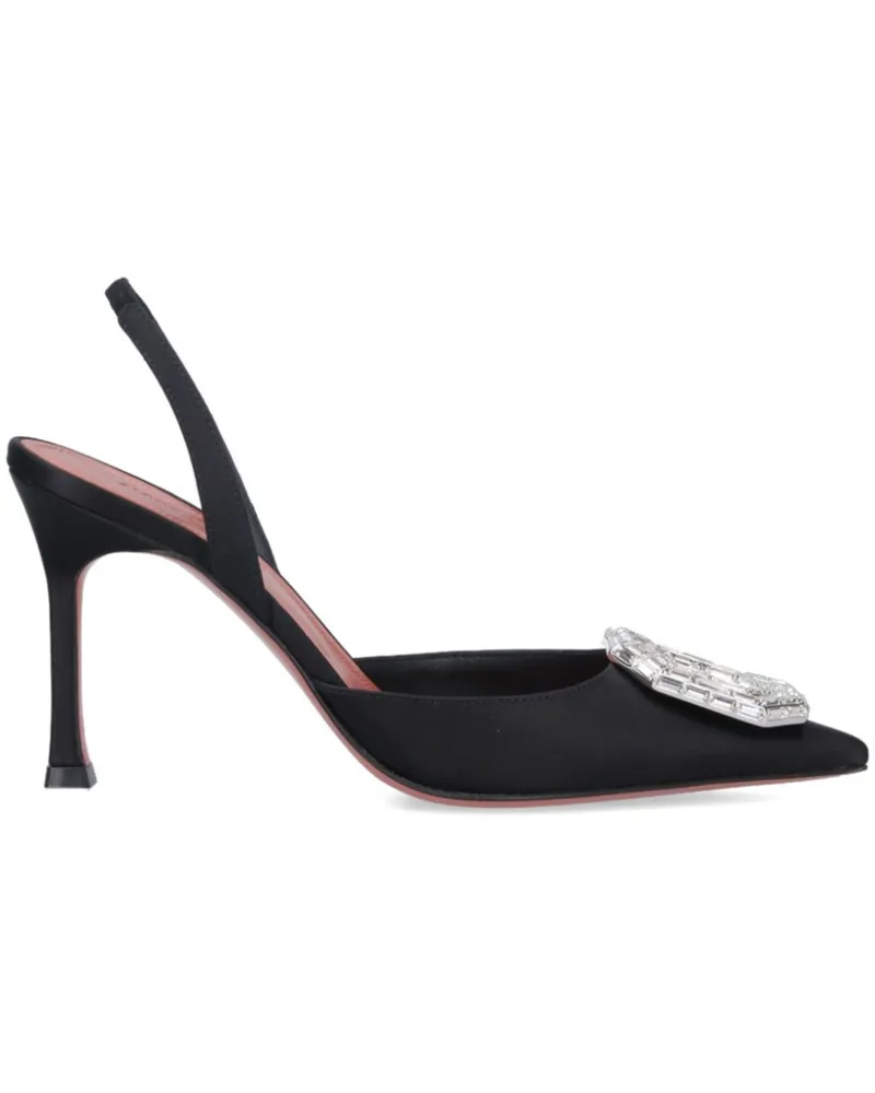 Amina Muaddi Camelia Pumps 105mm - Schwarz Schwarz