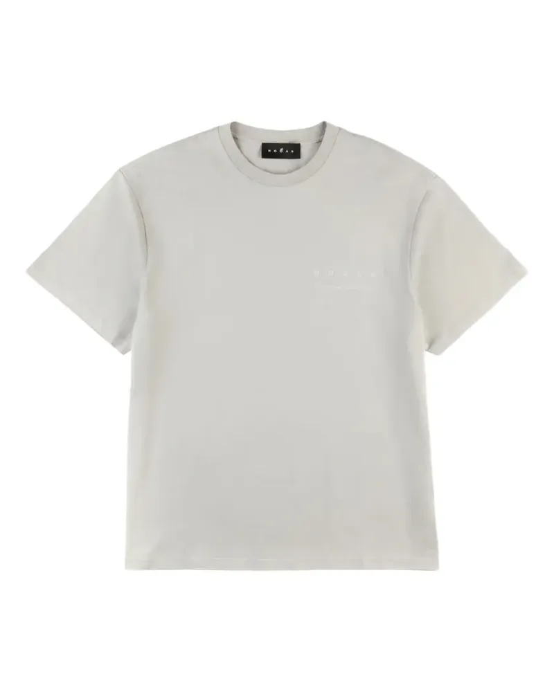 Hogan crew-neck logo-print T-shirt - Grau Grau