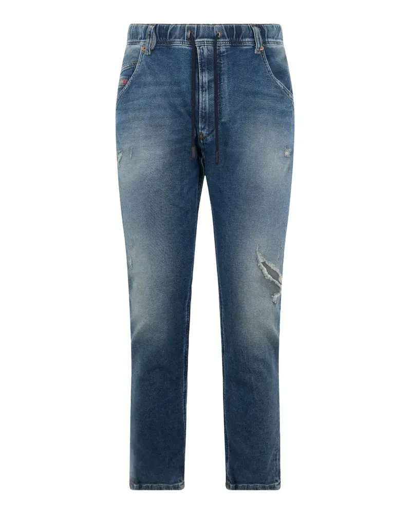 Diesel distressed tapered jeans - Blau Blau