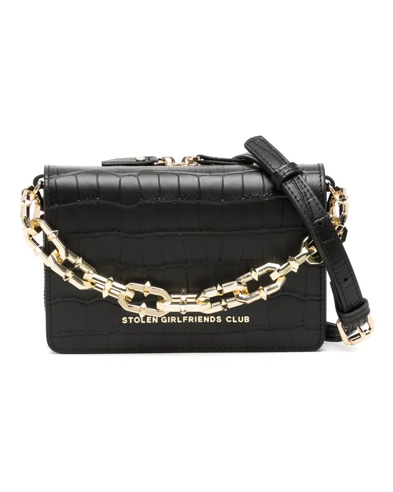 Stolen Girlfriends Club Little Trouble Schultertasche Schwarz