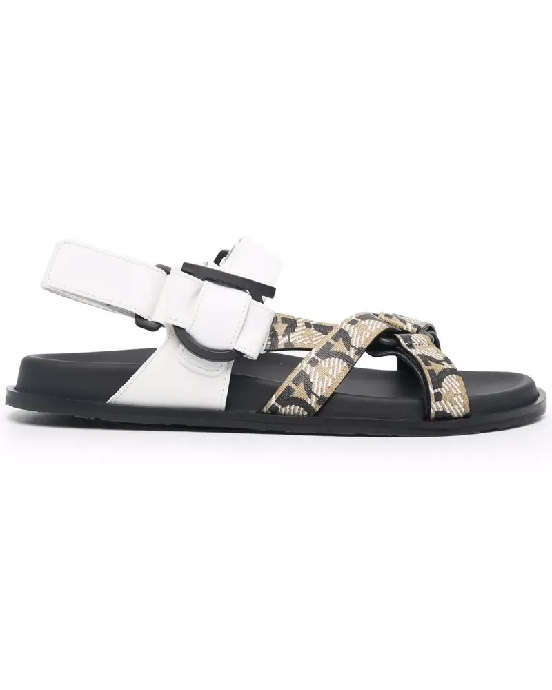 Ferragamo Sandalen mit Schnalle - Weiß Weiß