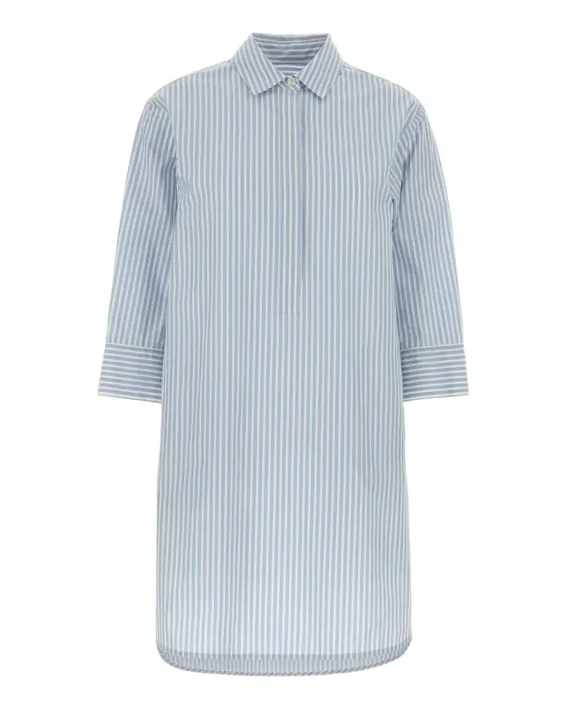 Woolrich striped shirt midi dress - Blau Blau