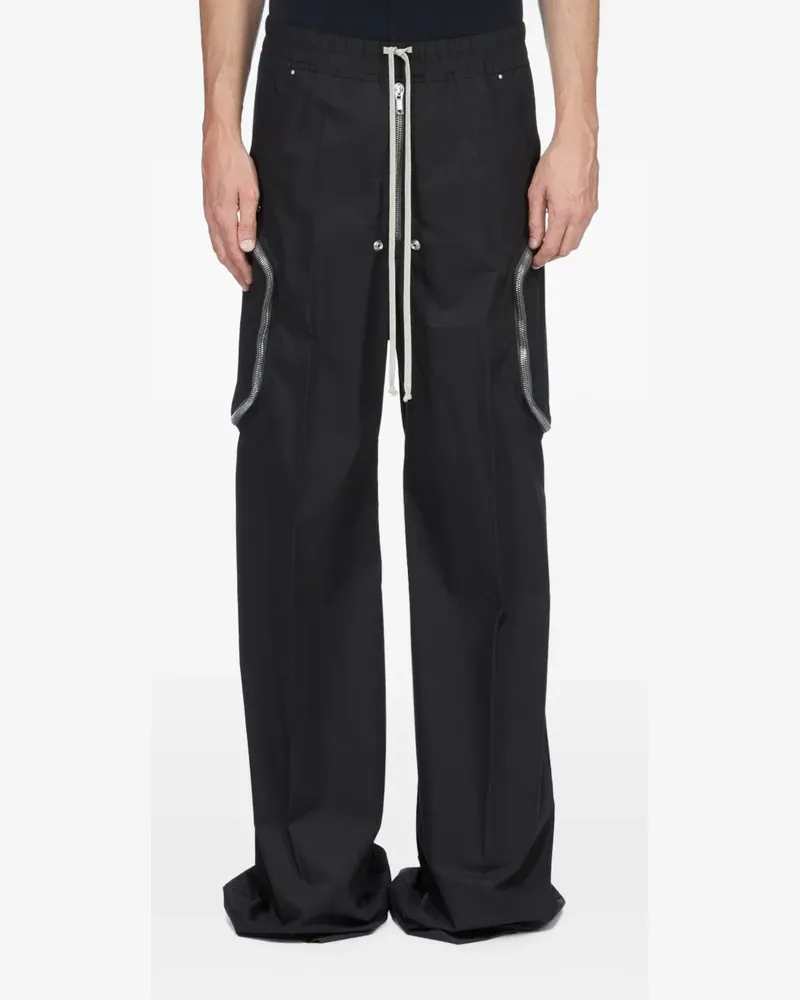 Rick Owens Blixa Belas Hose mit Reißverschlusstasche - Schwarz Schwarz