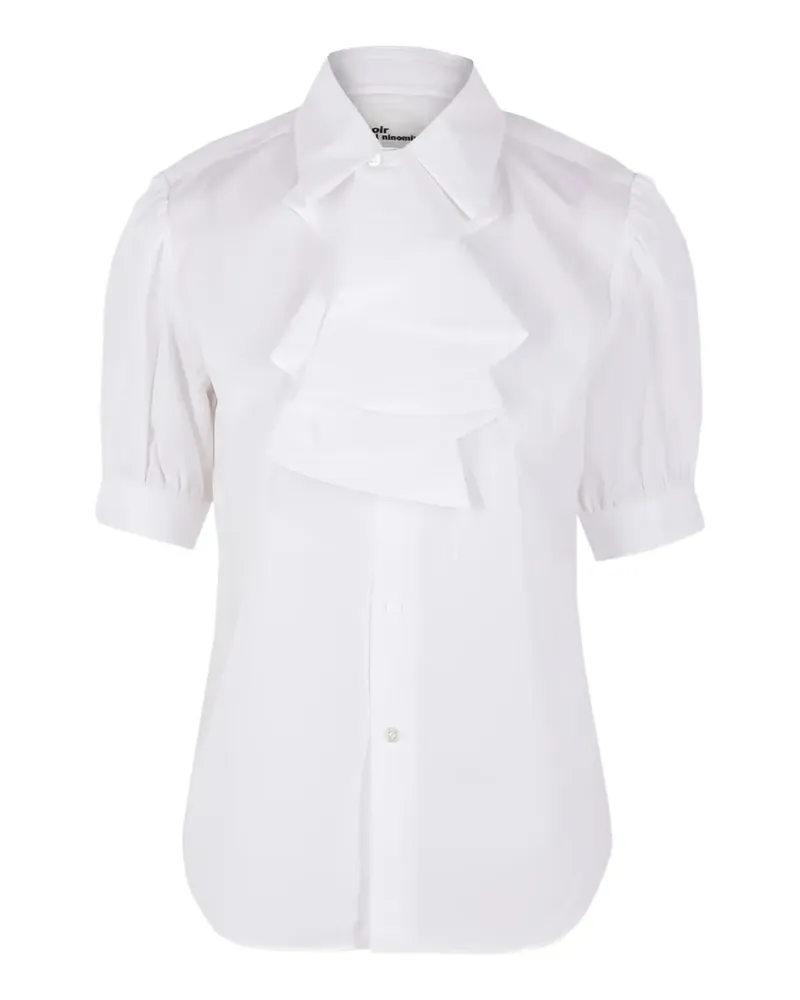 Comme des Garçons ruffled shirt - Weiß Weiß