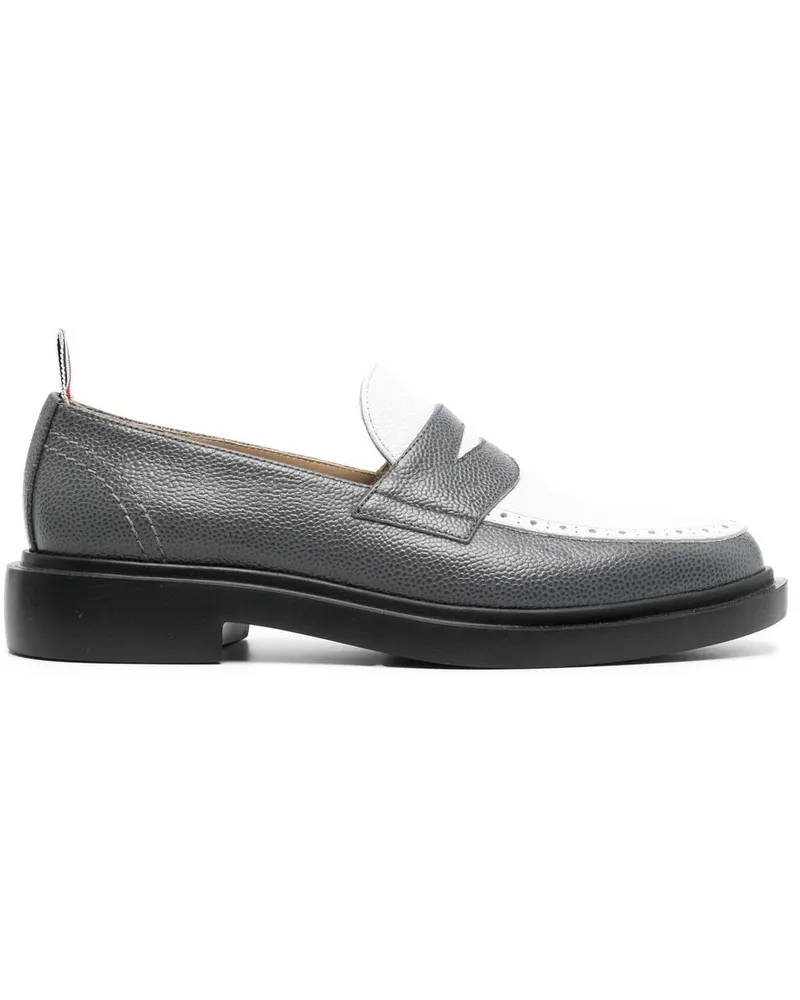 Thom Browne Klassische leichte Penny-Loafer Grau