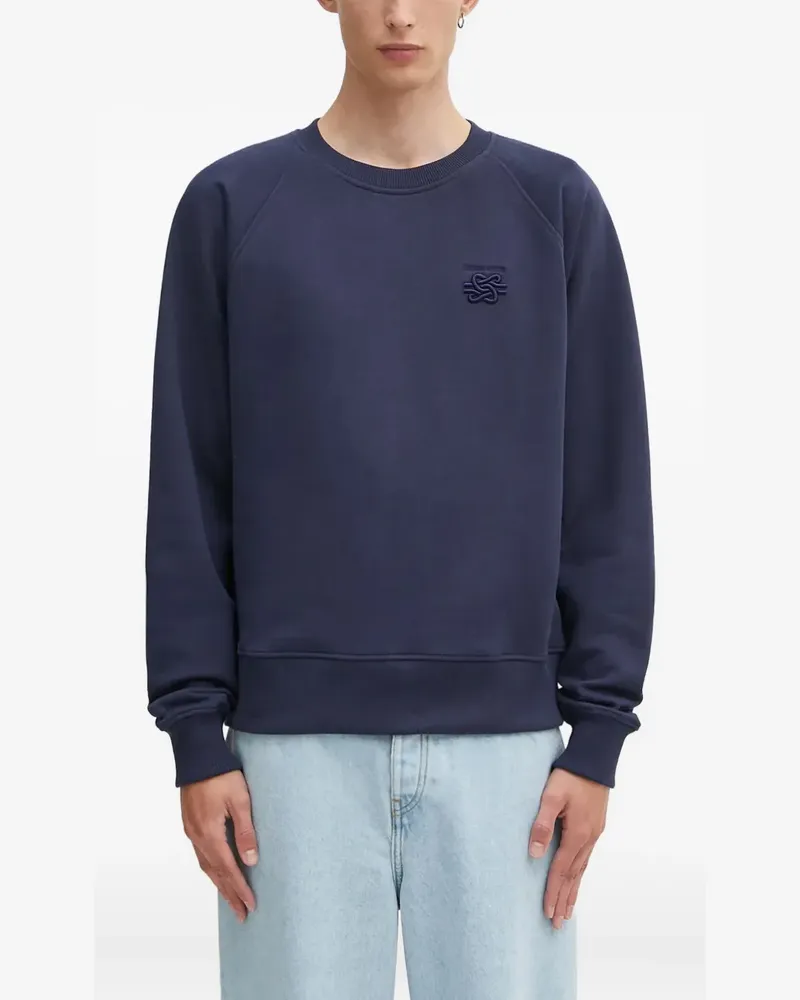 Filling Pieces embroidered crewneck sweatshirt - Blau Blau