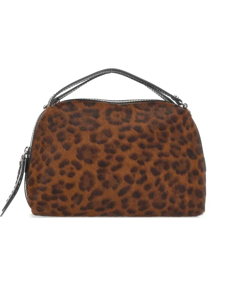 Gianni Chiarini medium Alifa leopard-print tote bag - Braun Braun
