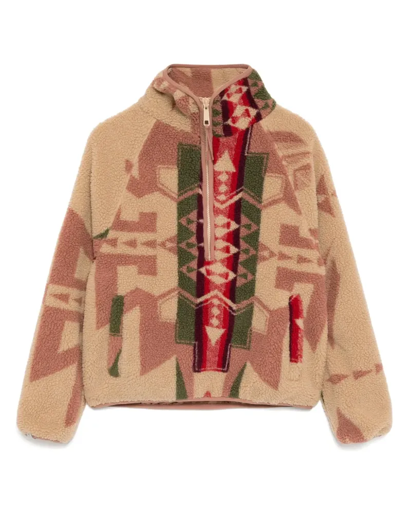 The Upside Totem Harlow Fleece-Sweatshirt - ABSTRACT Abstract
