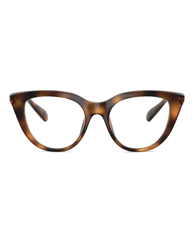 Swarovski Cat-Eye-Brille - Braun Braun