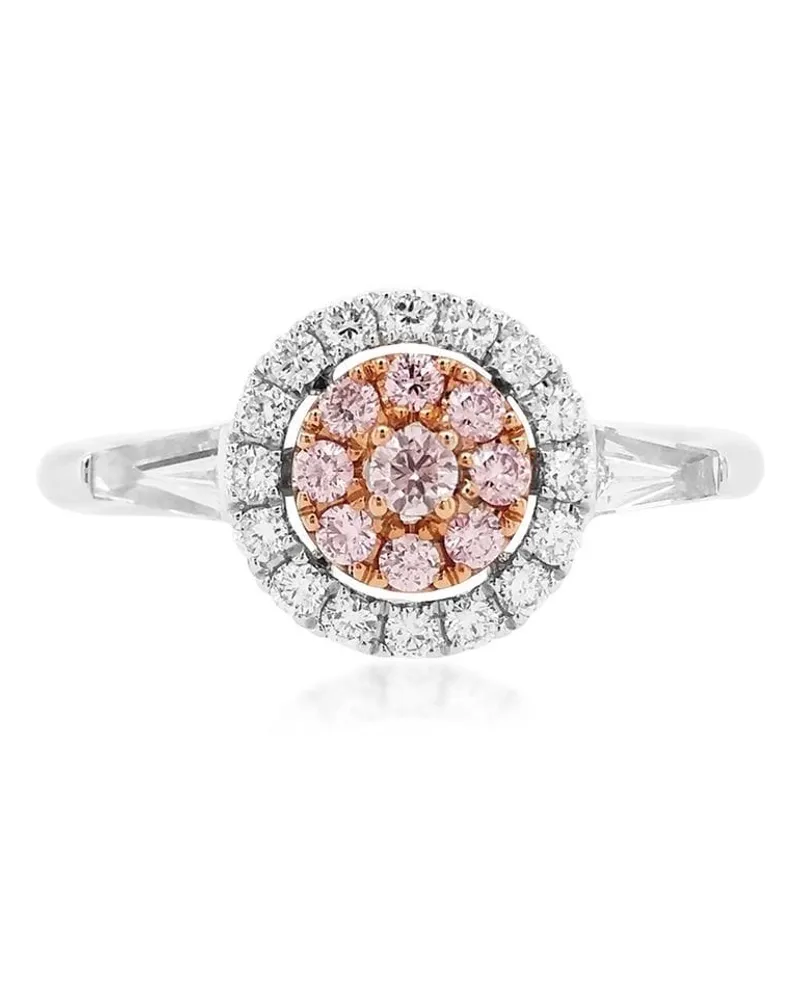 HYT Jewelry 18kt Weißgoldring mit Diamanten - Silber Silber