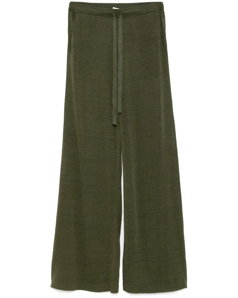 P.A.R.O.S.H. P.A.R.O H. Fein gestrickte Hose - Grün Grün