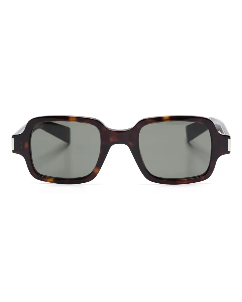 Saint Laurent Sonnenbrille in Schildpattoptik - Schwarz Schwarz