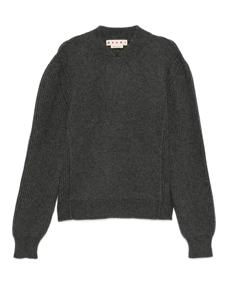 Marni Pullover mit V-Ausschnitt - Grau Grau