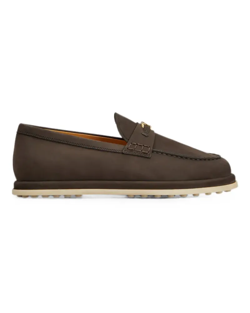 TOD'S Loafer aus Nubuk - Braun Braun