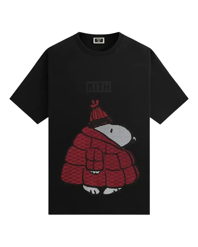 KITH x Snoopy Peanuts Puffer "Black" T-shirt - Schwarz Schwarz