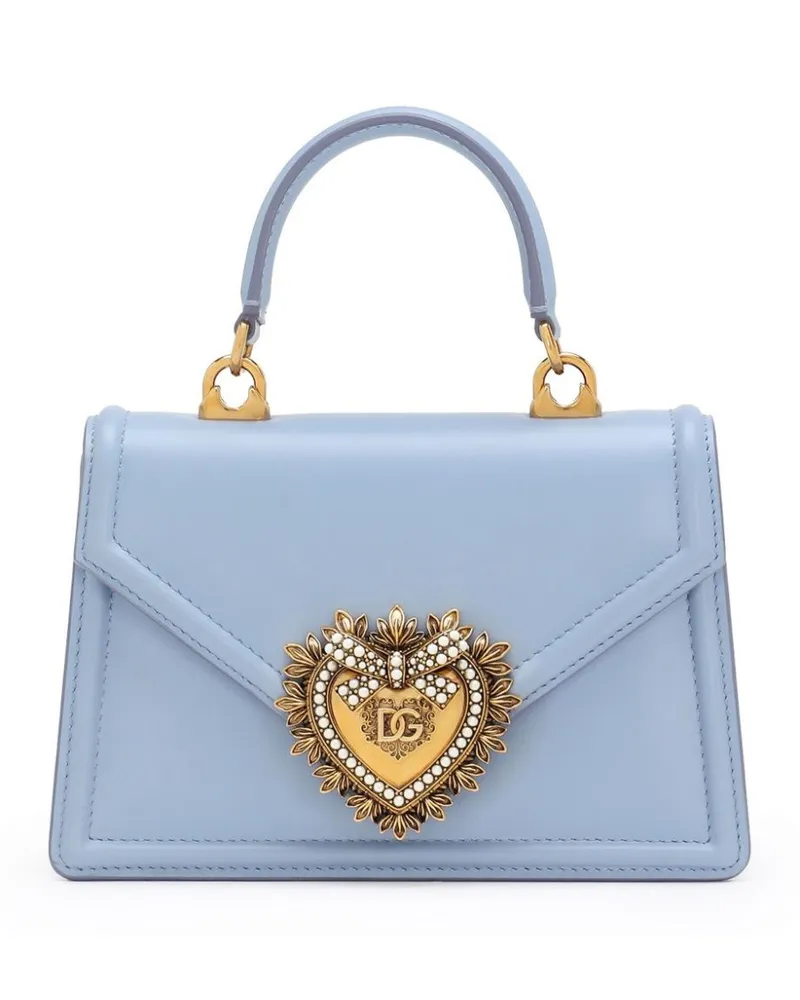 Dolce & Gabbana Kleine Devotion Handtasche - Blau Blau