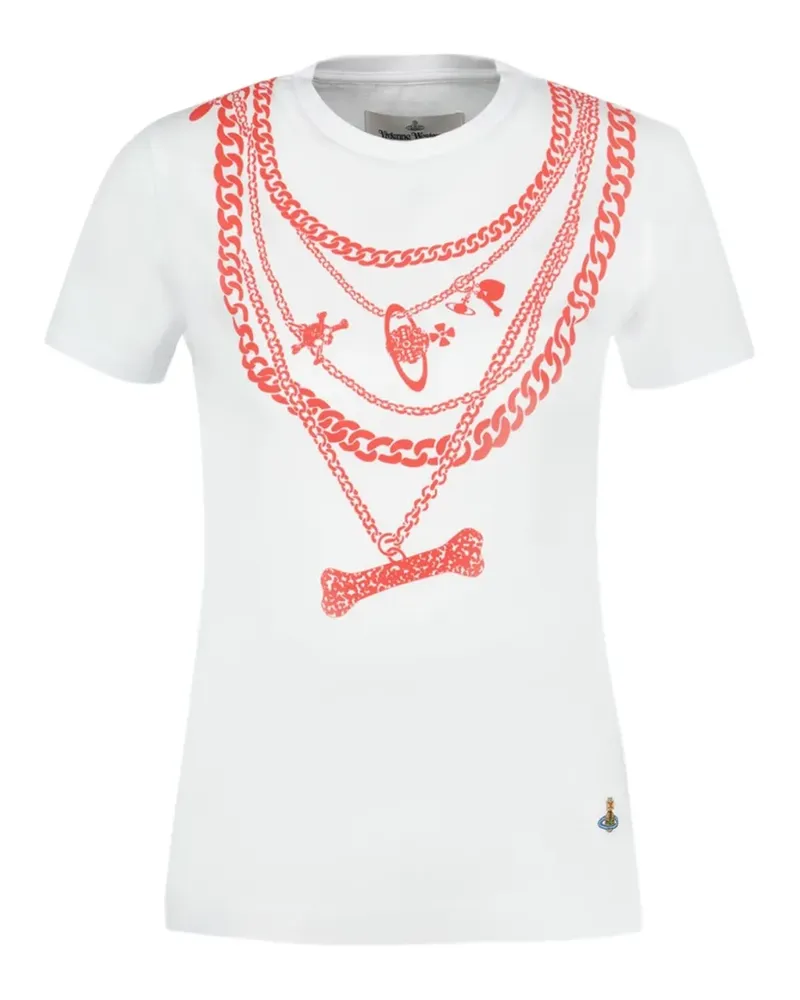 Vivienne Westwood Chain Peru T-shirt - Weiß Weiß