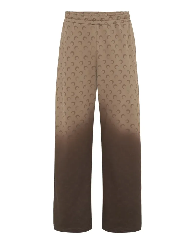 Marine Serre faded moon track pants - Braun Braun