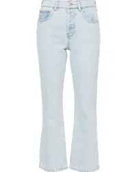 Claudie Pierlot Halbhohe Louis Schlagjeans Blau