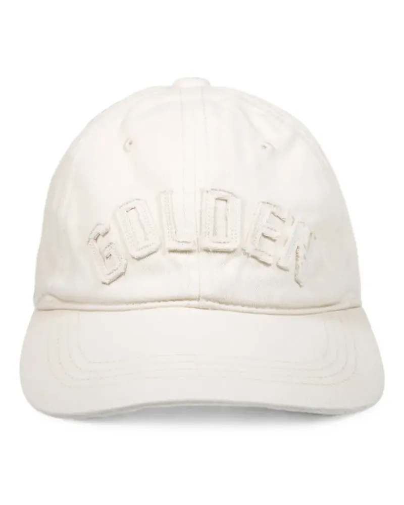 Golden Goose logo-patch star-stud baseball cap - Nude Nude