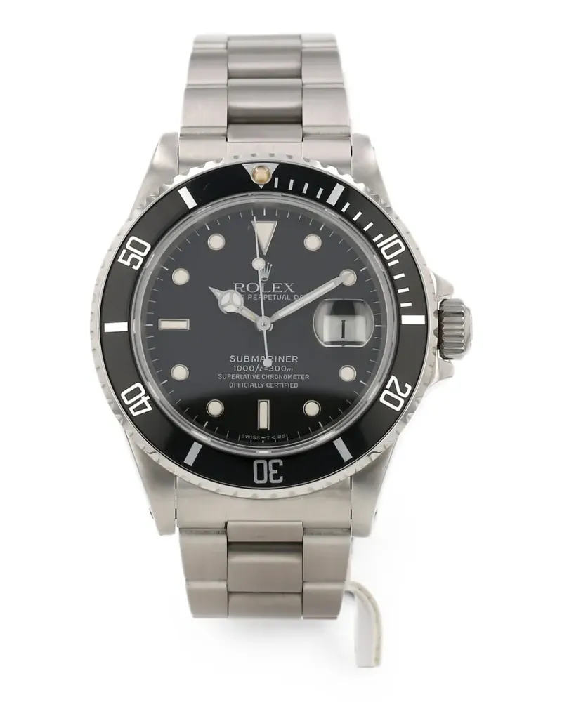 Rolex 1986 Submariner Date 40mm watch - Schwarz Schwarz