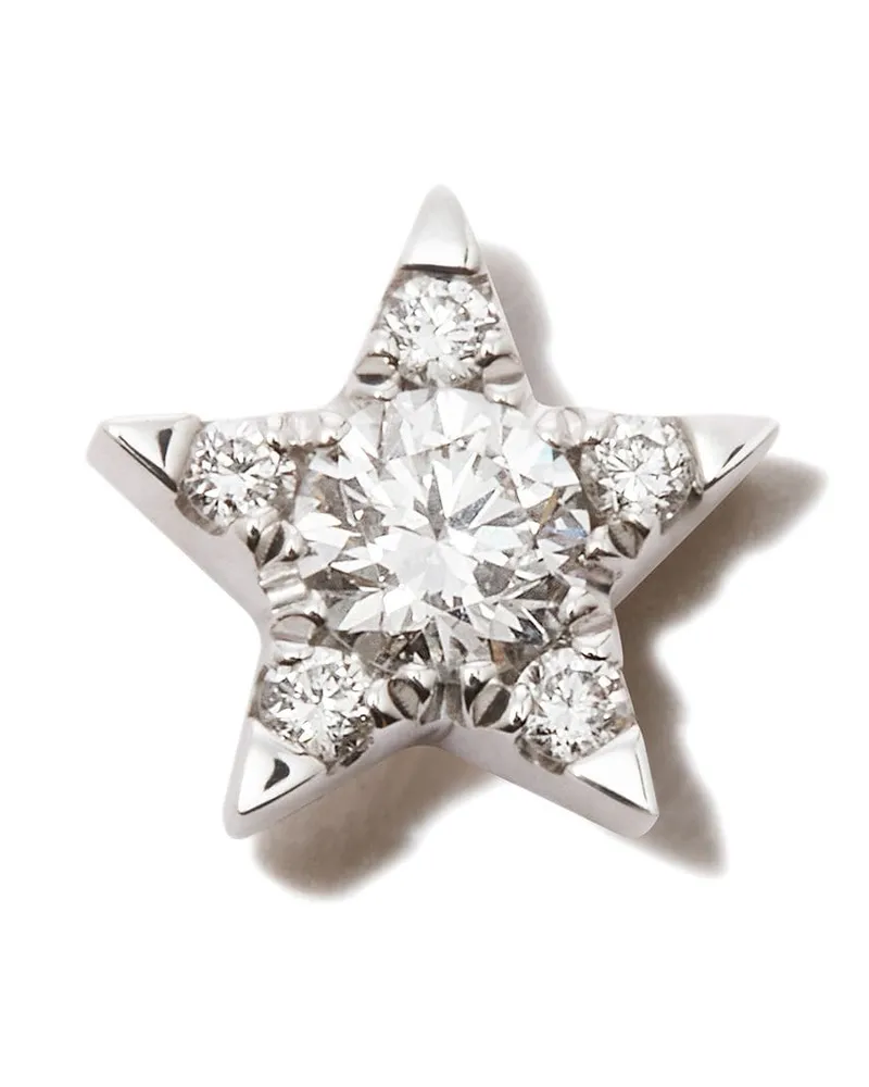 Maria Tash 18kt Weißgoldohrring mit Diamanten Gold