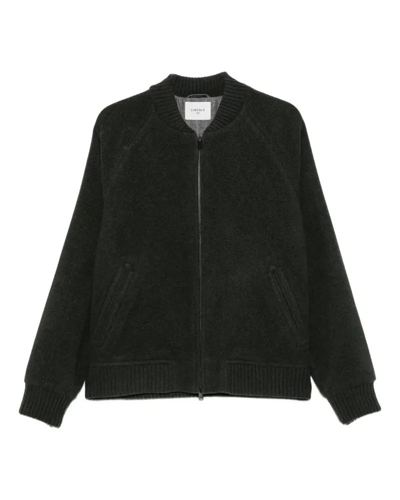 CIRCOLO 1901 zip-up wool-blend jacket - Grün Grün